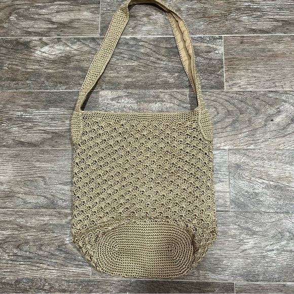 Handbags - Woven Bag in Natural Tan